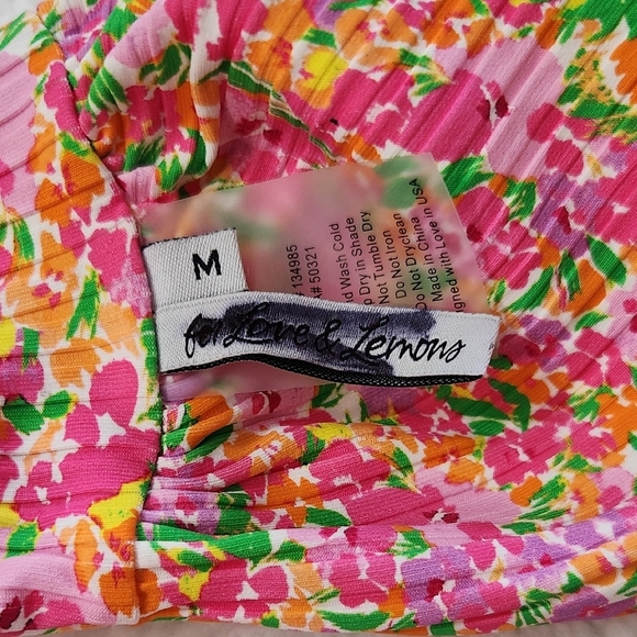 New!For Love and Lemons Dixie Wrapped Swim Bikini Top - Picture 12 of 12